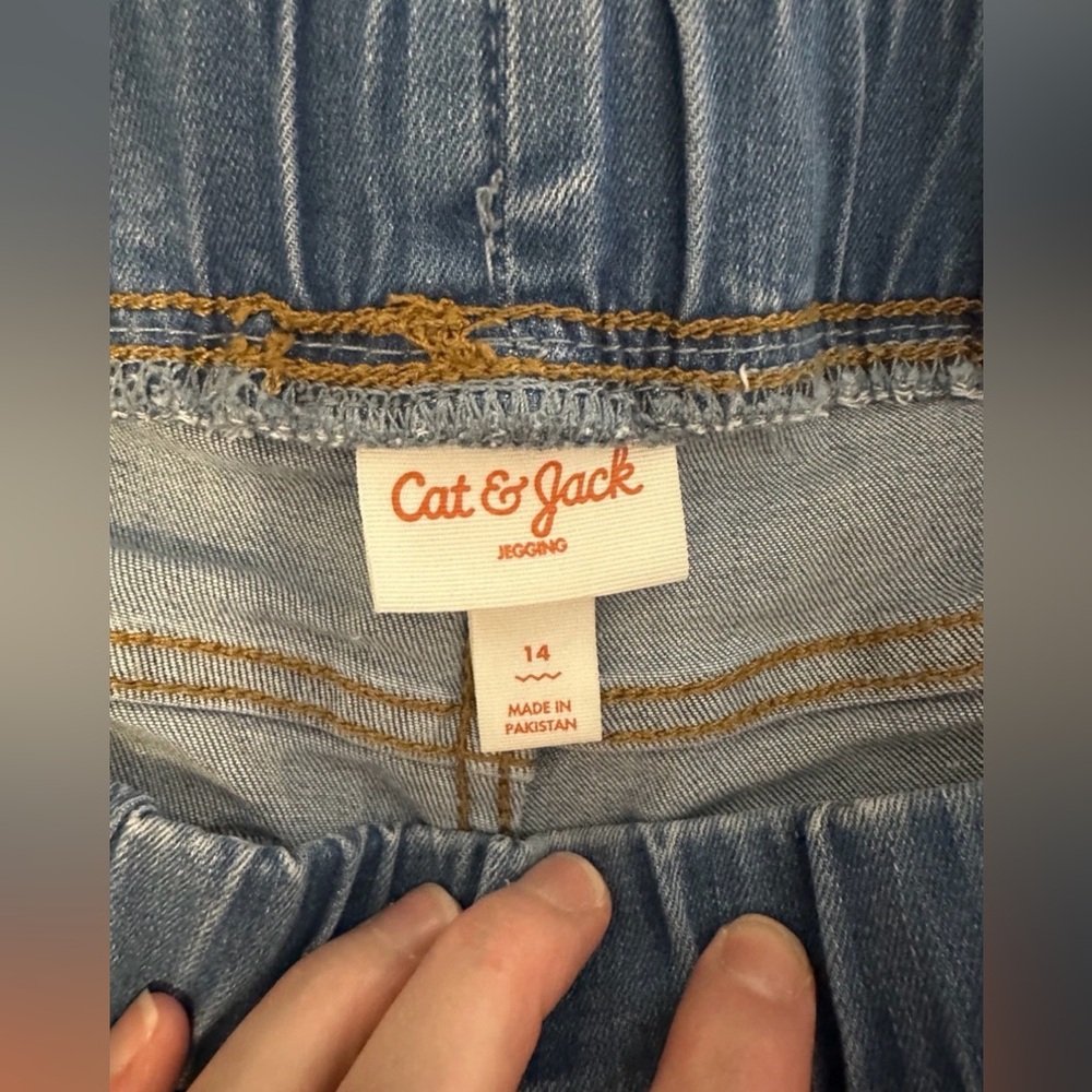 Cat & Jack Blue Jeggings Jeans - Picture 3 of 4